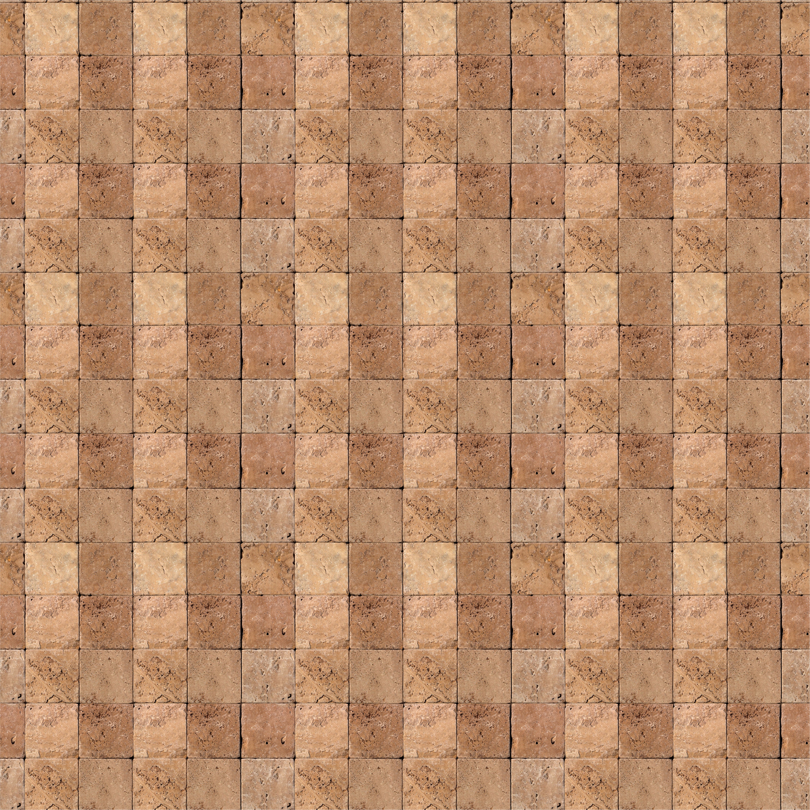 GW7120 Square Tumbled Stone Wallpaper Roll 19 inch Wide x 18 ft. Long in Clay Brown