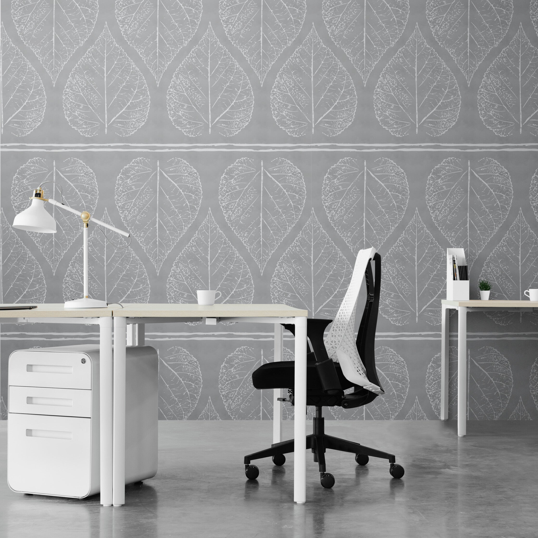 GDP5001 Accelerated Growth Premium Peel and Stick Wallpaper Panel 26 Wide in Multiple Sizes Soft Gray