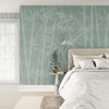 GE5101 Bamboo Serenity Endless Murals in Soft Sage Green