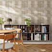 GW7121 Square tumbled Stone Wallpaper Roll 19 inch Wide x 18 ft. Long in Beige