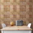 GW7120 Square Tumbled Stone Wallpaper Roll 19 inch Wide x 18 ft. Long in Clay Brown
