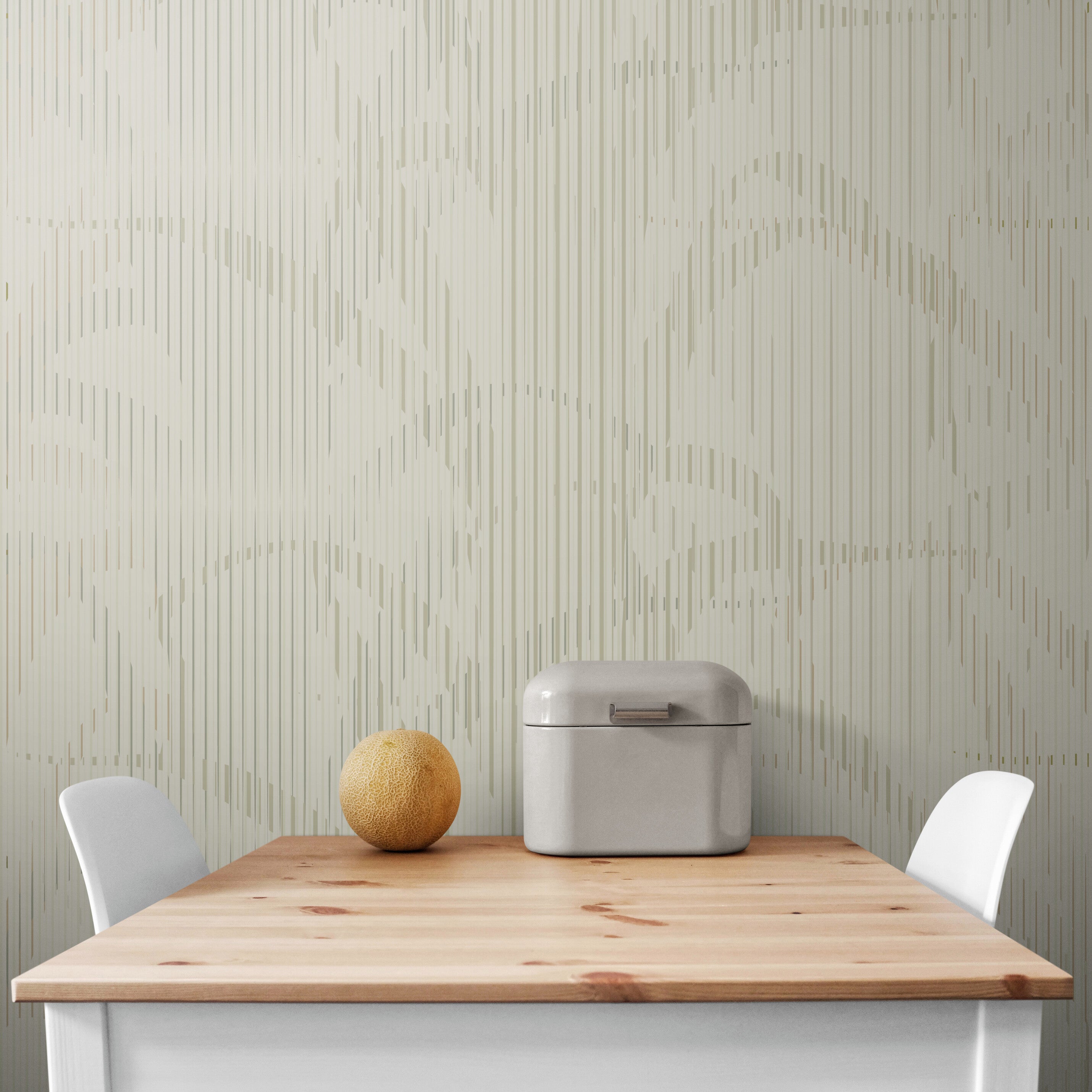 GE0021 Lenticular Foliage Endless Murals Beige Tan