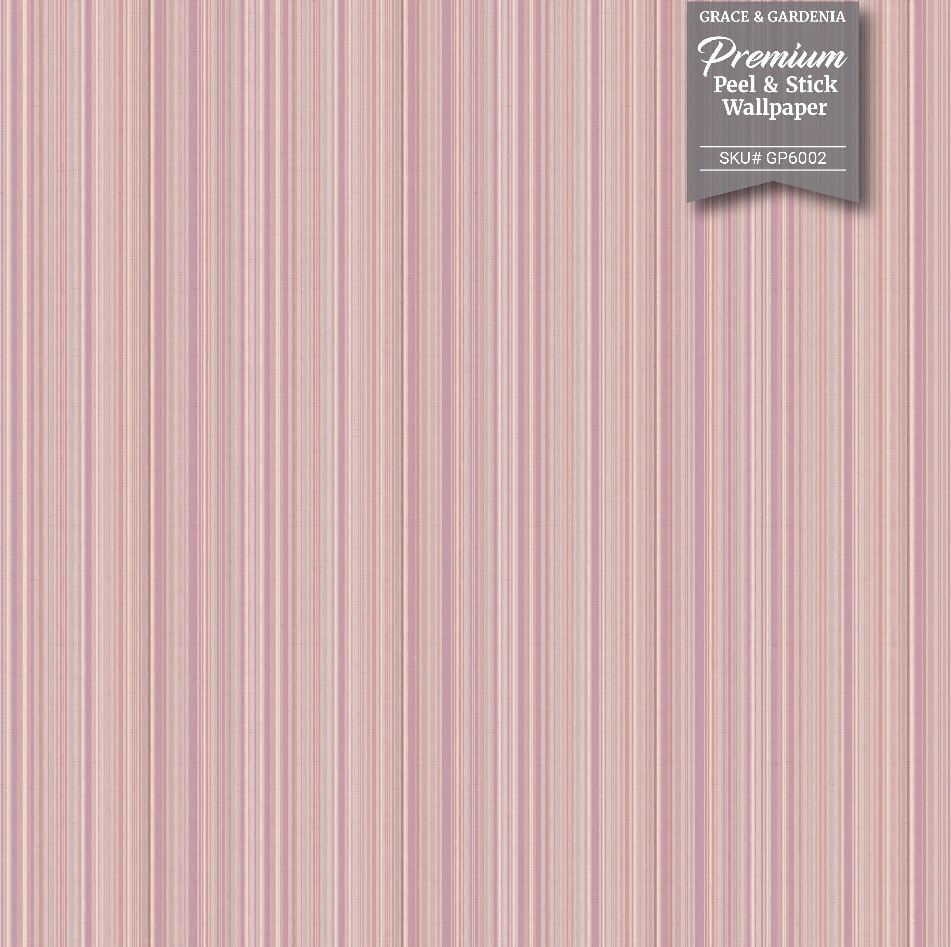 GP6001 Barcode Stripe Wallpaper Panels 26in Wide in Muted Navy