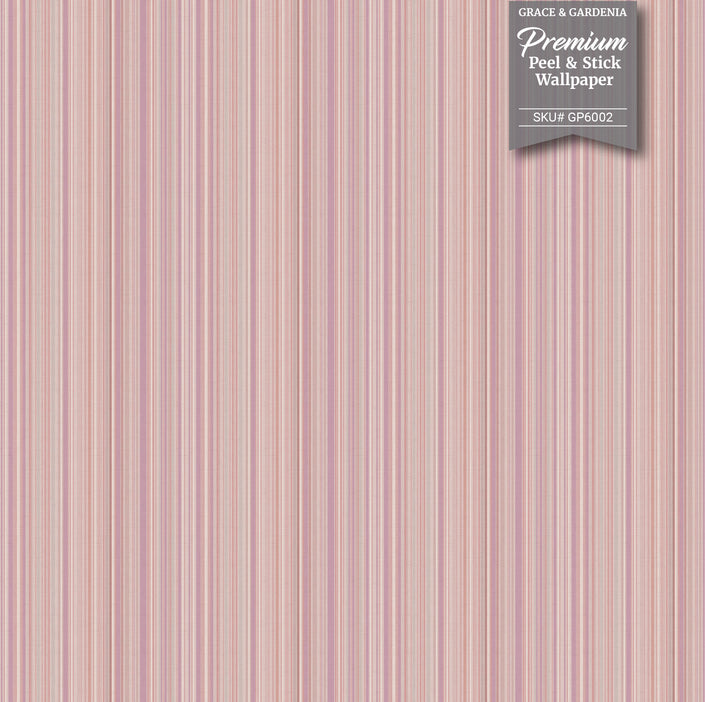 GP6004 Barcode Stripe Wallpaper Panels in Winter Cappuccino Brown