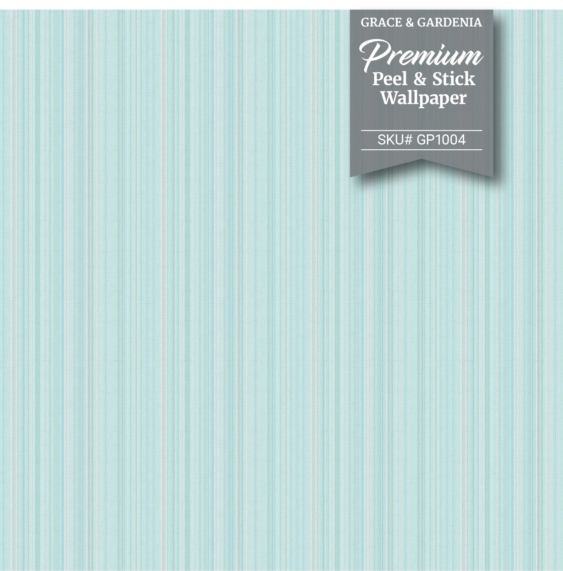 GP6001 Barcode Stripe Wallpaper Panels 26in Wide in Muted Navy