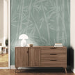 GE5101 Bamboo Serenity Endless Murals in Soft Sage Green