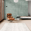GE5101 Bamboo Serenity Endless Murals in Soft Sage Green