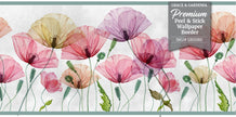 GB5080g8 Oshibana Botanicals Peel and Stick Wallpaper Border 8in or 10in Height x 15ft Long Red Multicolored