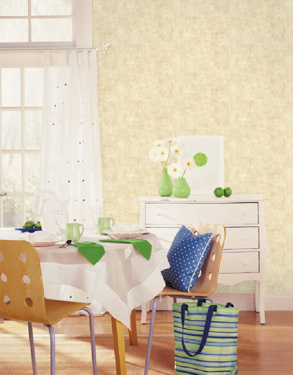 GW7110 Faux Travertine Texture Wallpaper Roll 19 inch Wide x 18 ft. Long Beige Gold Tan