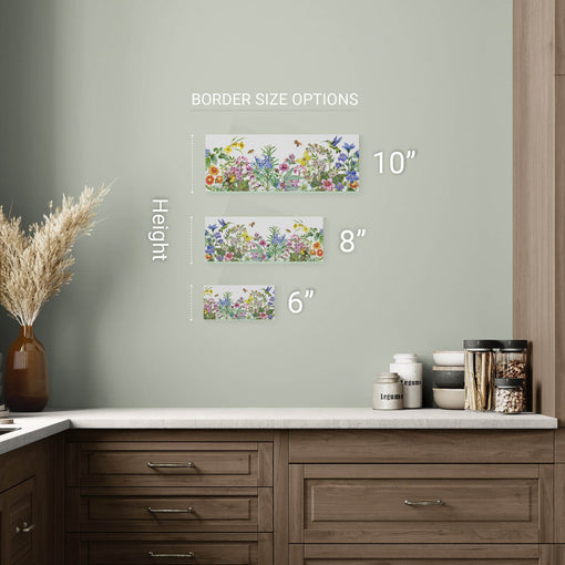 Upgrade your living space with our bold new 6-inch border size—it's a must-have!