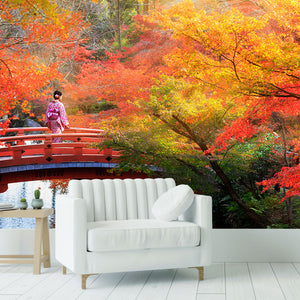 Autumn Bridge Japan