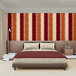GP6030 Ombré Watercolor Stripe Premium Peel and Stick Wallpaper Panel 6 Ft High x 26 Wide in Deep Crimson