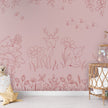 GDSE3574 Deer Doodles Dark Pink