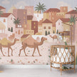 GDSE3580 Desert Dreams Wallpaper Mural Premium Peel and Stick Material 26in Wide x 9 ft. Soft Pink Tan Brown