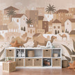 GDSE3581 Desert Dreams Wallpaper Mural Premium Peel and Stick Material 26in Wide x 9 ft. Monochromatic Brown
