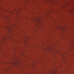 GE5003 Plumeria Wallpaper Panel Brick Red