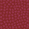 GP1007 Sweet Heart Hand Painted Hearts Premium Peel and Stick Wallpaper Panel 6 Ft High x 26 Wide in Red