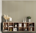 GP6004 Barcode Stripe Wallpaper Panels in Winter Cappuccino Brown