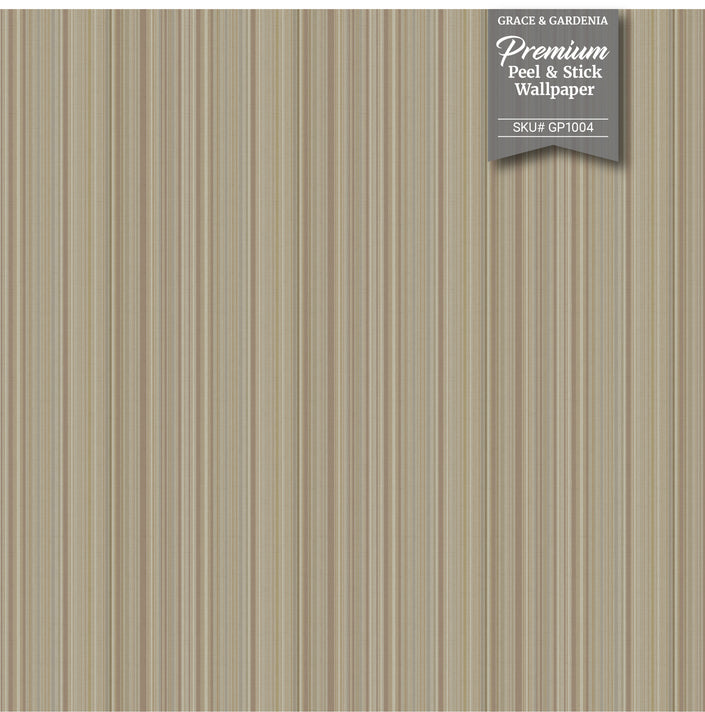 GP6002 Barcode Stripe Wallpaper Panels in Champagne Pink