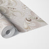 GDM0020 Marina Makaron Designs Paisley in Black Gray Off White Wallpaper Panel 26 inch Wide x 6ft, 9ft, and 12ft Long
