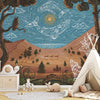 GDSE3740 Spirit Night Wallpaper Mural Premium Peel and Stick Material 26in Wide x 9 ft. Blue Brown