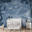 GDSE3741 Spirit Night Wallpaper Mural Premium Peel and Stick Material 26in Wide x 9 ft. Blue