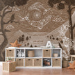 GDSE3750 Spirit Night Wallpaper Mural Premium Peel and Stick Material 26in Wide x 9 ft. Brown Tan