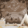 GDSE3750 Spirit Night Wallpaper Mural Premium Peel and Stick Material 26in Wide x 9 ft. Brown Tan