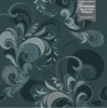 GDM0022 Marina Makaron Designs Paisley in Teal Wallpaper Panel 26 inch Wide x 6ft, 9ft, and 12ft Long