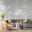 GP5060 Urban Daisy Wallpaper Panels in Off-White and Stone Gray