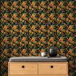 GDSL5030 Peaches Premium Peel and Stick Wallpaper Panel 26 inch Wide in Orange Green Tan