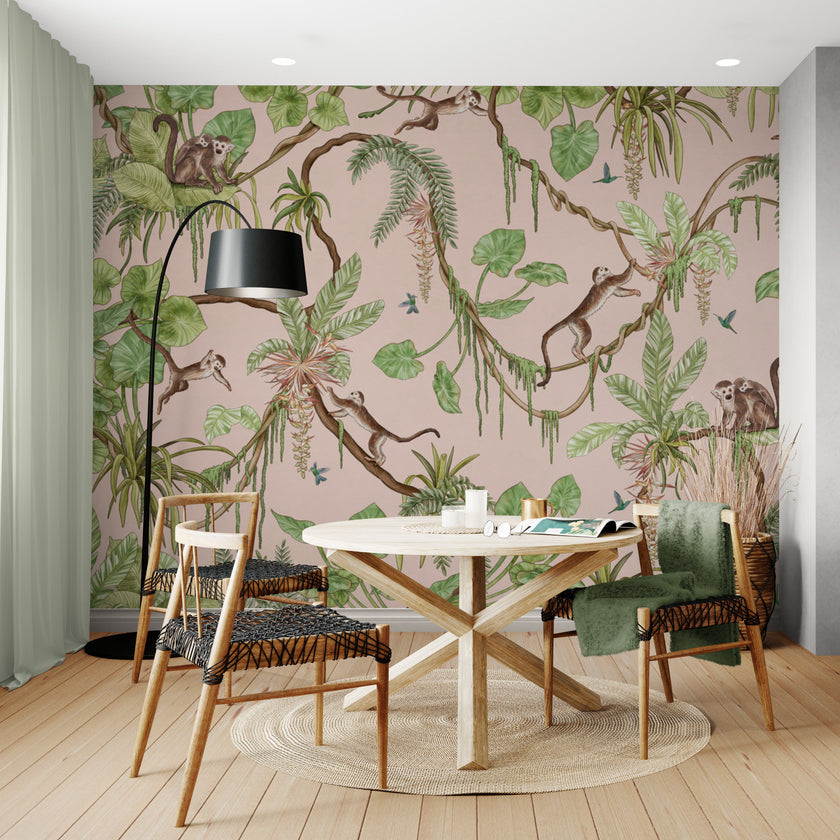 GDSE3156 Playful Monkey Pink