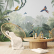 GDSE3032 Canopy Jungle Wallpaper Mural Premium Peel and Stick Material 26in Wide x 9 ft. Multi-colored Green