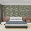 GDSE3273 Fantastic Forest Wallpaper Premium Peel and Stick Material 26in Wide x 9 ft. Vintage Green
