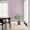 GW0172 Pink Stone Paisley Wallpaper Panel