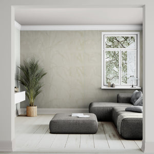 GE0021 Lenticular Foliage Endless Murals Beige Tan