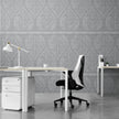 GDP5001 Accelerated Growth Premium Peel and Stick Wallpaper Panel 6 Ft High x 26 Wide in Soft Gray