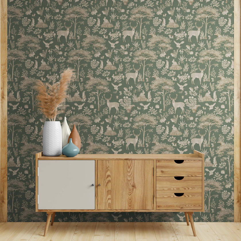 GDSE3273 Fantastic Forest Vintage Green