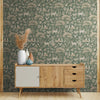 GDSE3273 Fantastic Forest Wallpaper Premium Peel and Stick Material 26in Wide x 9 ft. Vintage Green