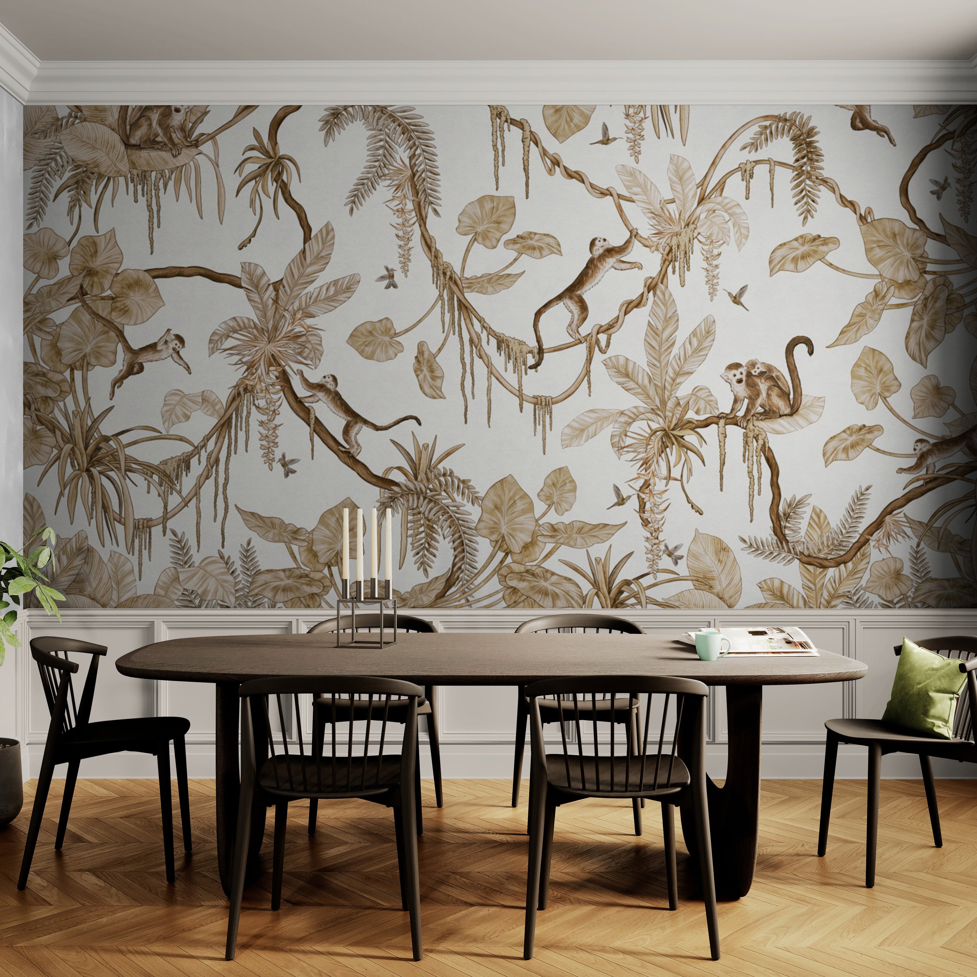 GDSE3162 Playful Monkey White