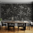 GDSE3152 Playful Monkey Wallpaper Premium Peel and Stick Material 26in Wide x 6ft, 9 ft, 12ft, Monochrome Black