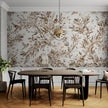 GDSE3190 Playful Robin Wallpaper Premium Peel and Stick Material 26in Wide x 6ft, 9 ft, 12ft, White