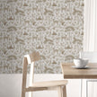 GDSE3273 Fantastic Forest Wallpaper Premium Peel and Stick Material 26in Wide x 9 ft. Vintage Green