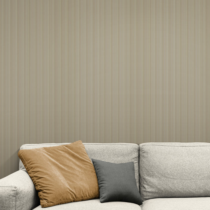 GP6003 Barcode Stripe Wallpaper Panels in Latte Beige