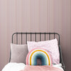 GP6002 Barcode Stripe Wallpaper Panels in Champagne Pink