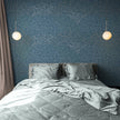 GE0002 Radial Escape Grace & Gardenia Endless Mural Navy
