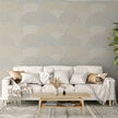 GE0001 Radial Escape Grace & Gardenia Endless Mural Beige