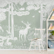 GDSE3086 Monochrome Forest Light Green