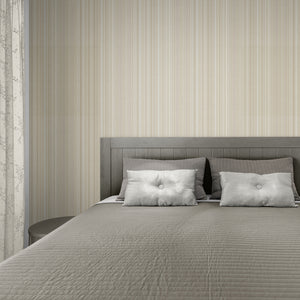 GP6004 Barcode Stripe Wallpaper Panels in Winter Cappuccino Brown