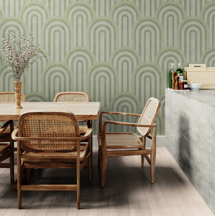 GP1030 Narrow Retro Arches Wallpaper Panels